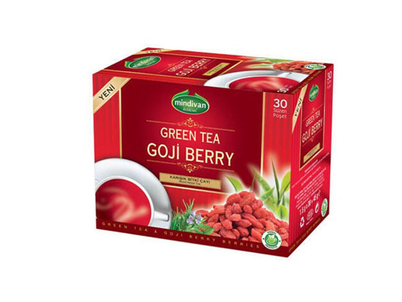 Mindivan Goji Berry Mixed Herbal Tea 1.5 g x 30 Filter Bags