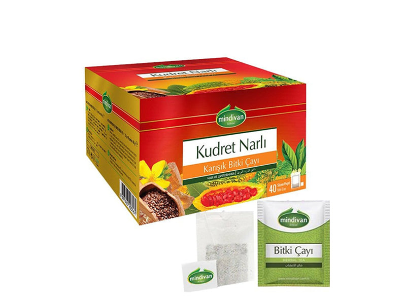 Mindivan Kudret Pomegranate Mixed Herbal Tea 1.5 gr x 40 Bags