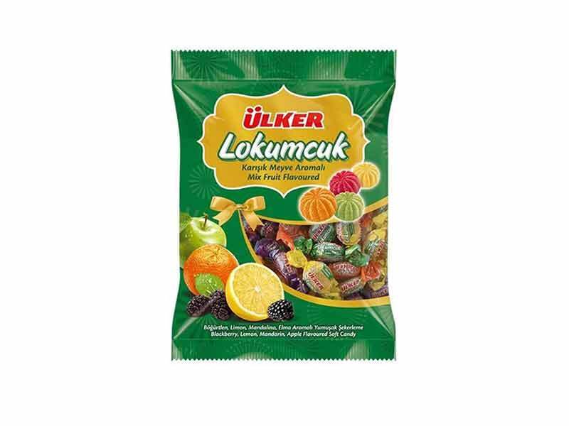 Ulker Lokumcuk Mixed Fruit Flavored Candy 350 g
