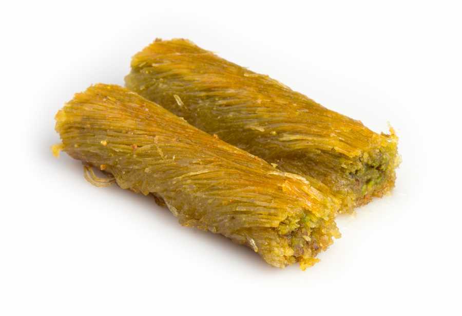 Pistachio Rolled Kadayif Turkish Dessert Pastry 1 kg