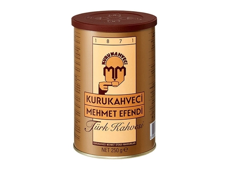 Kurukahveci Mehmet Efendi Turkish Coffee 250 g Can - Finely Ground Arabica