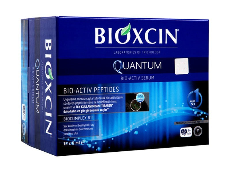 Bioxcin Quantum Hair Serum Ampoules 6 ml x 15 - Thick-Looking Finish