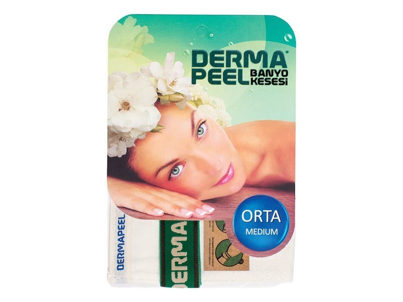 DermaPeel Medium Exfoliating Bath Mitt (Turkish Kese)