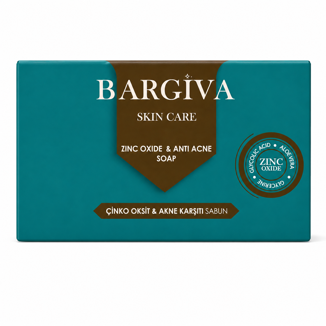 Bargiva Facial Cleansing Soap with Salicylic & Glycolic Acid for Oily Skin - 50 g