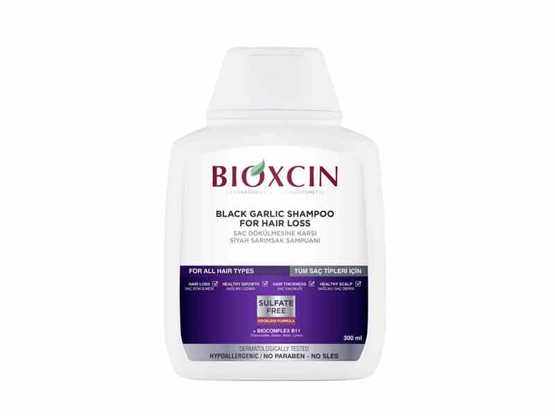 Bioxcin Black Garlic Hair Strengthening & Thickening Shampoo with BioComplex B11
