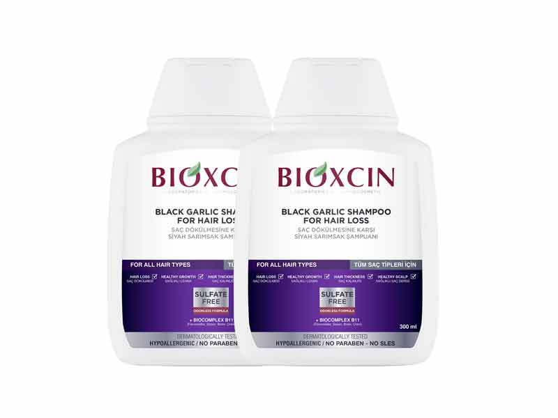 Bioxcin Black Garlic Hair Strengthening & Thickening Shampoo with BioComplex B11