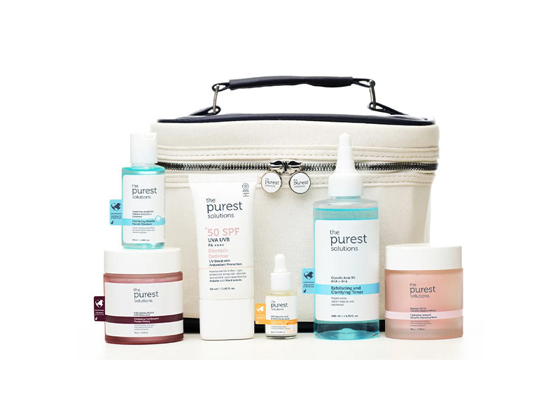 The Purest Solutions Bride Glow Complete Skincare Set (6-Piece Routine)