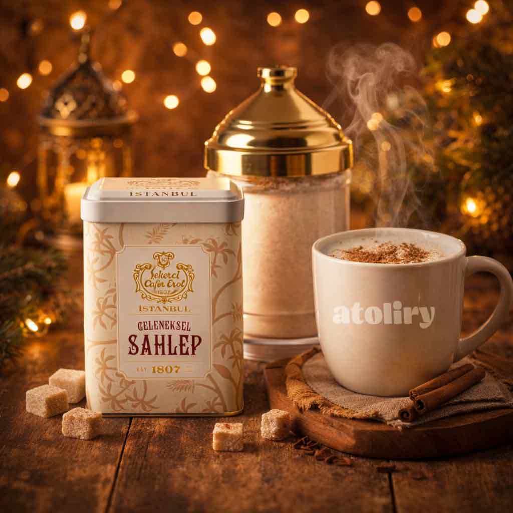 Premium Turkish Winter Drink in Retro Tin Box