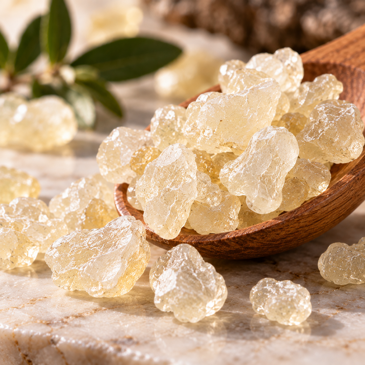 Chios Mastic Gum Large Tears - 100% Pure Greek Mastiha Resin - 10g