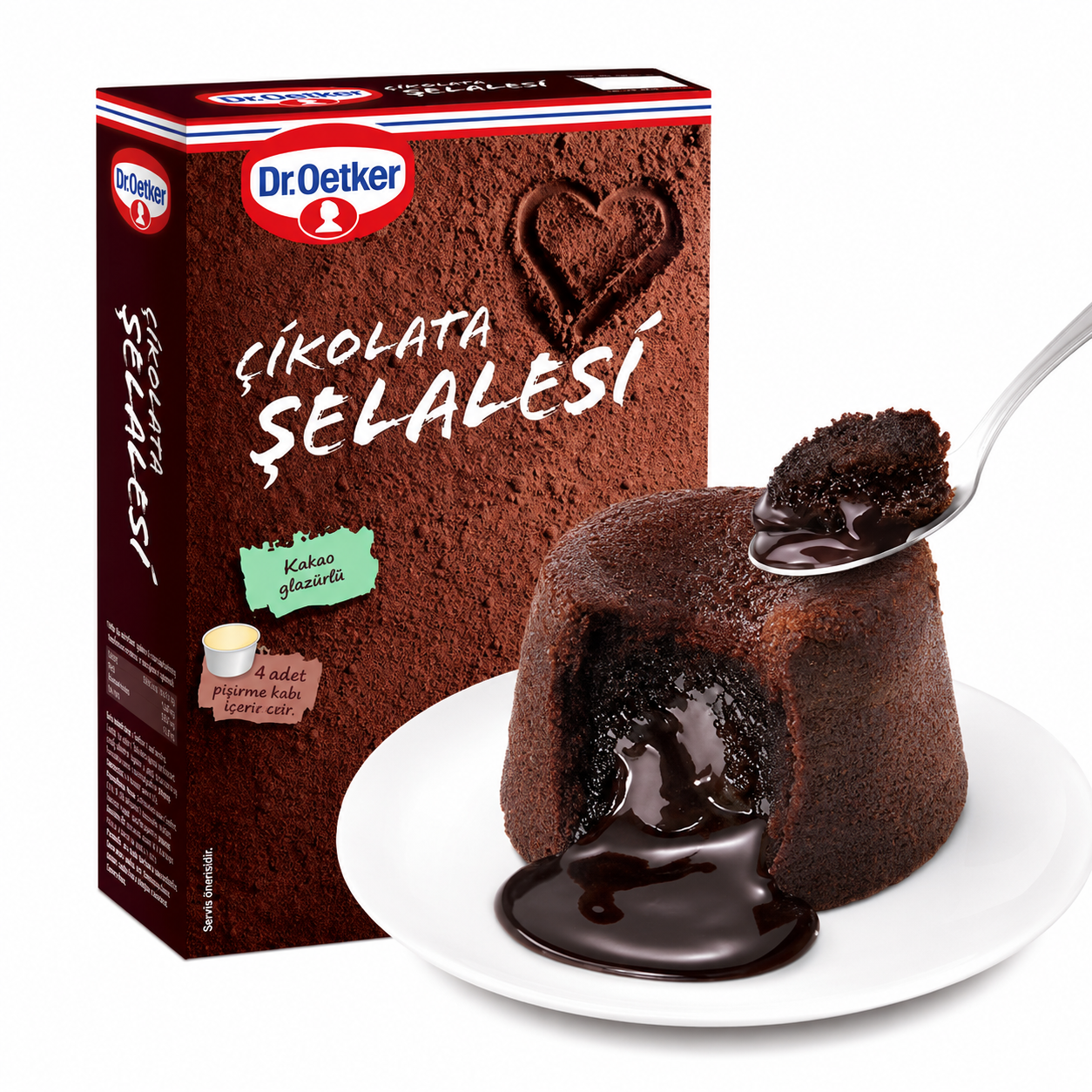 Chocolate Lava Cake Mix with Cocoa Glaze - 195g