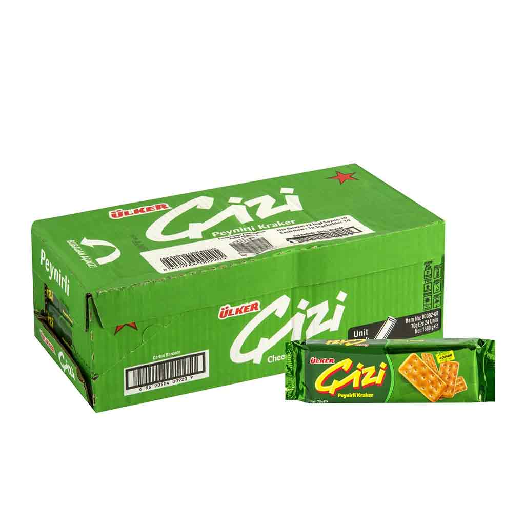 Ulker Cizi Cheese Crackers 70g - 24pack
