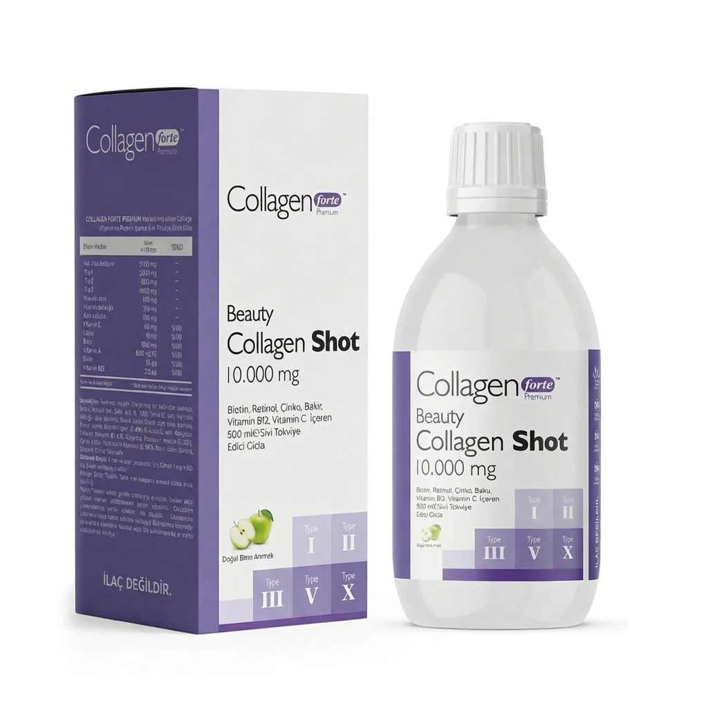 Beauty Collagen Shot 500ml – 5 Types Liquid Collagen with Biotin & Vitamins