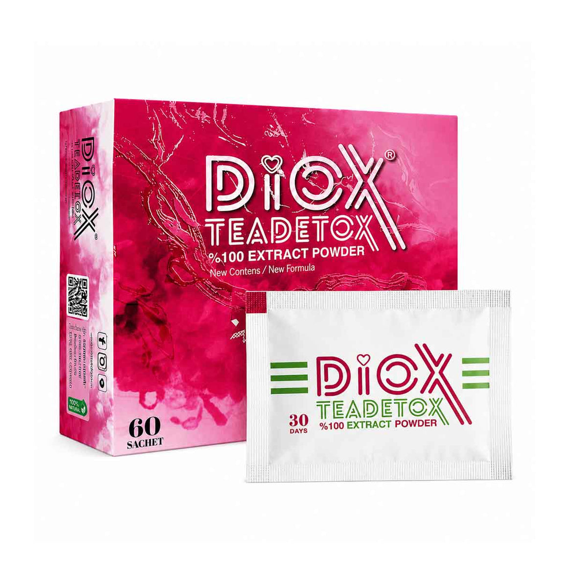 Diox Herbal Tea, 60 Tea Bags, Made in Turkey