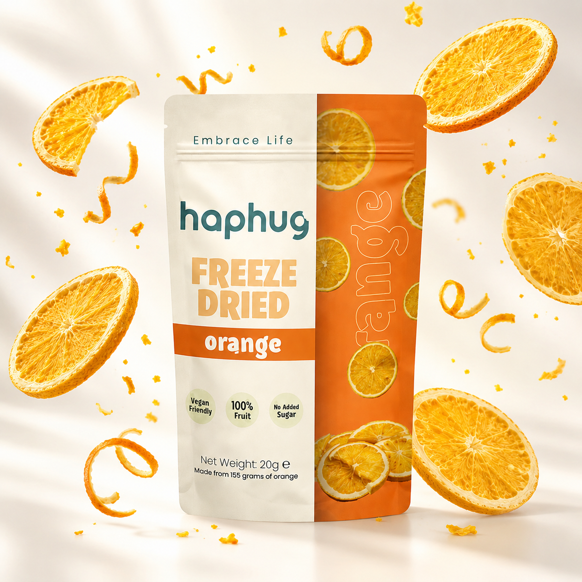 Haphug Freeze-dried Orange Chips - Turkish-Made - 20 g