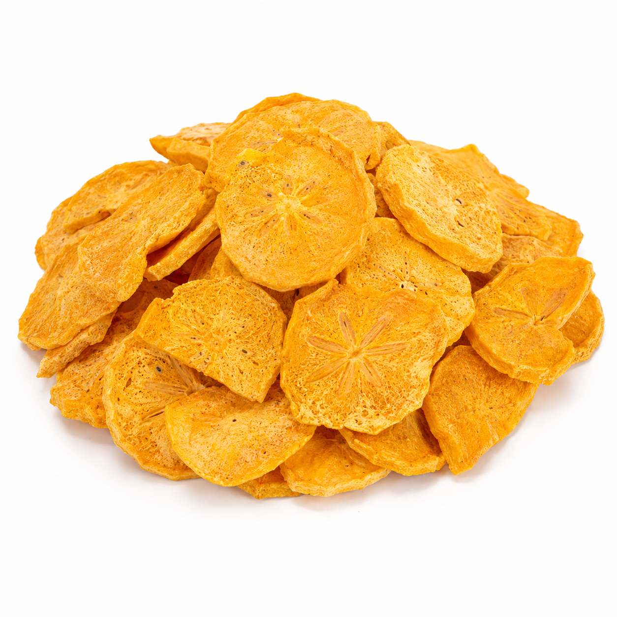 Dokuru Freeze-Dried Persimmon Chips - 100% Persimmon, No Added Sugar - 25g - Turkey