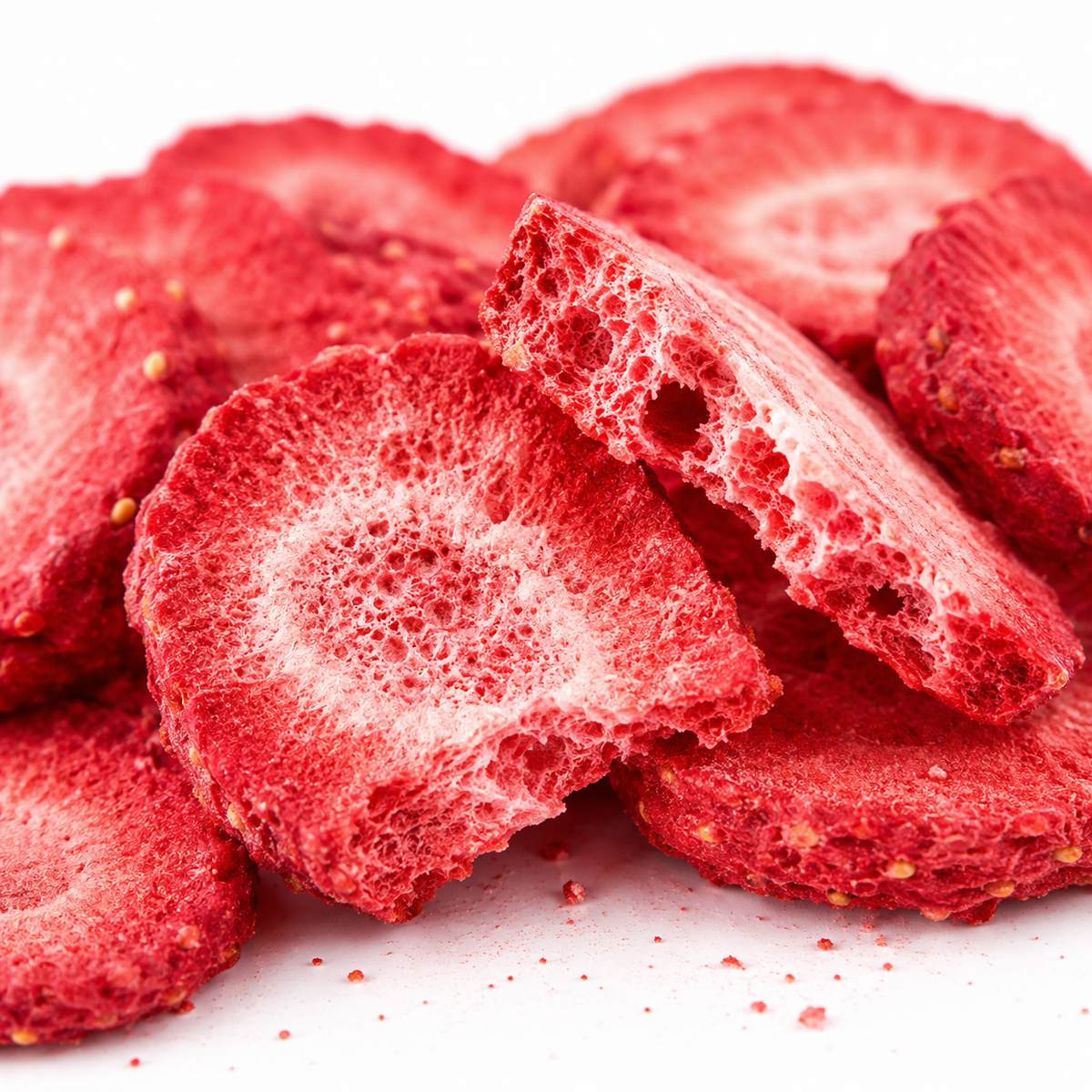 Dokuru Freeze-Dried Strawberry Chips - No Added Sugar - 18 g