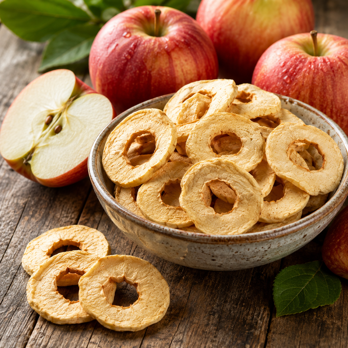 Dried Apple Slices - Naturally Sweet Fruit Snack - 500 g