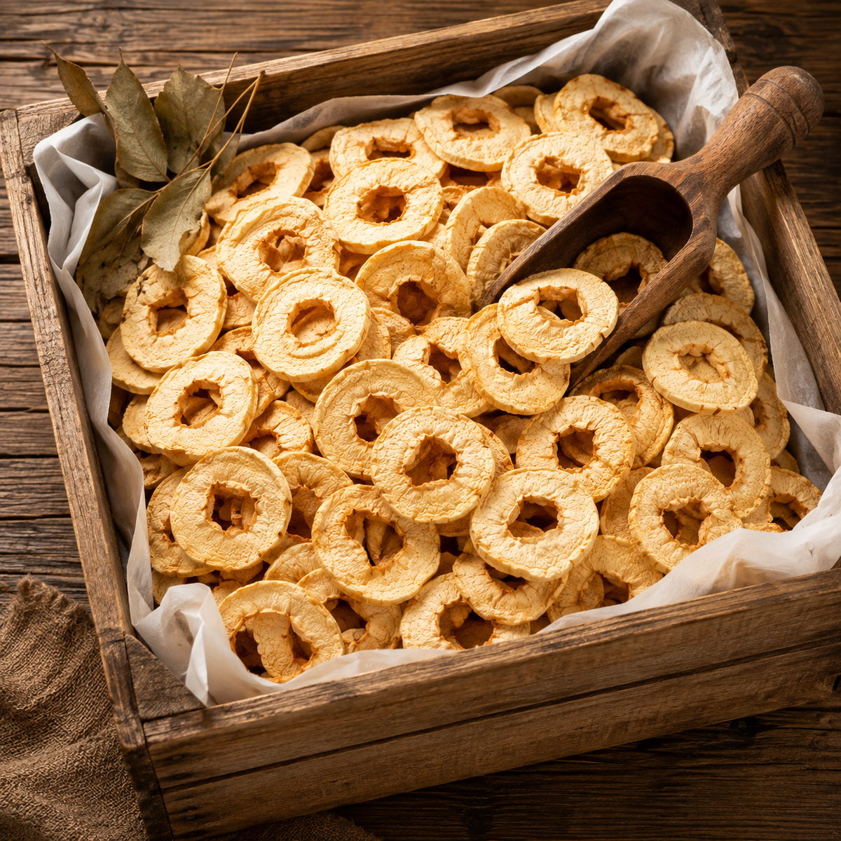 Dried Apple Slices - Naturally Sweet Fruit Snack - 500 g