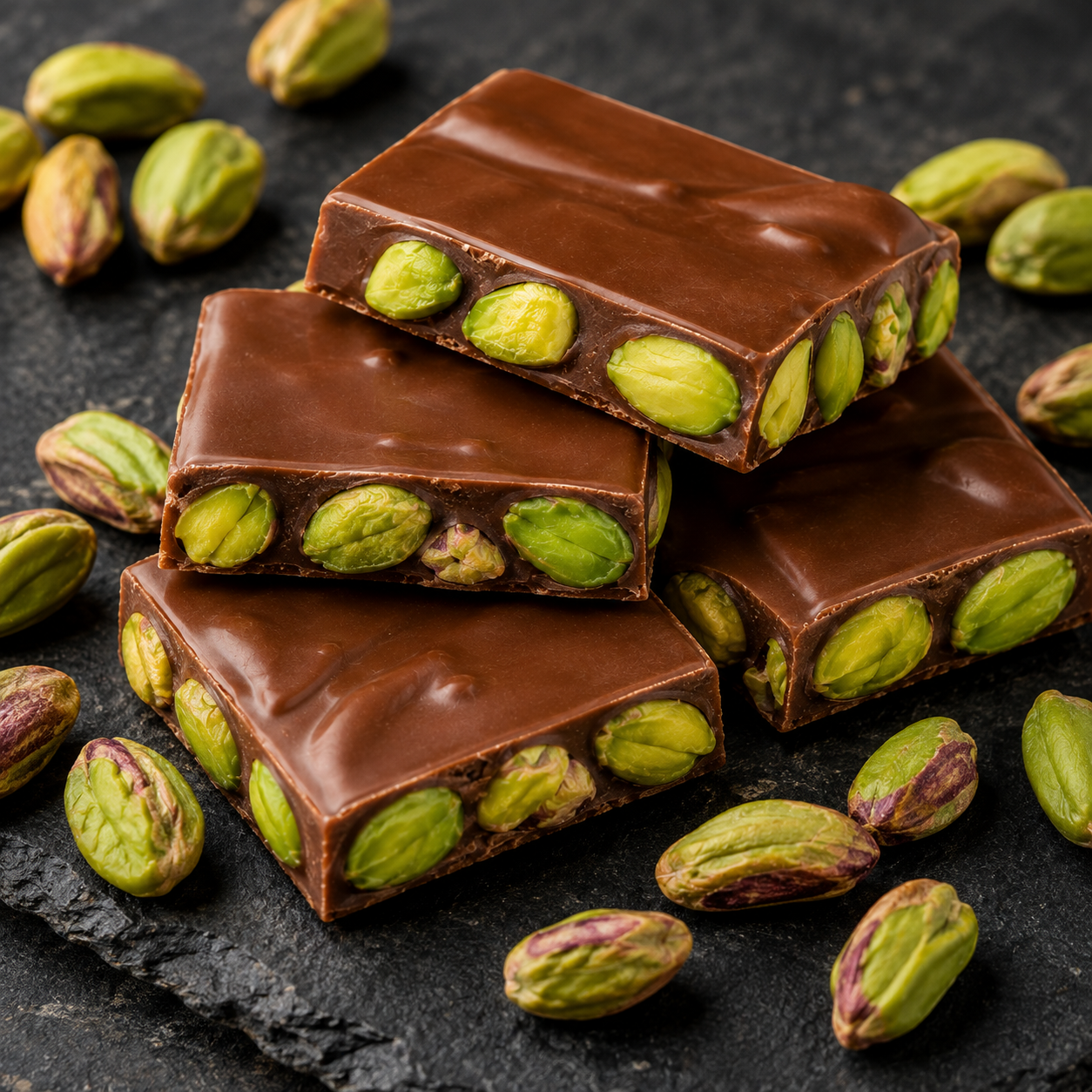 Eti İcibol Pistachio Milk Chocolate Bars 30g x 12 Pack