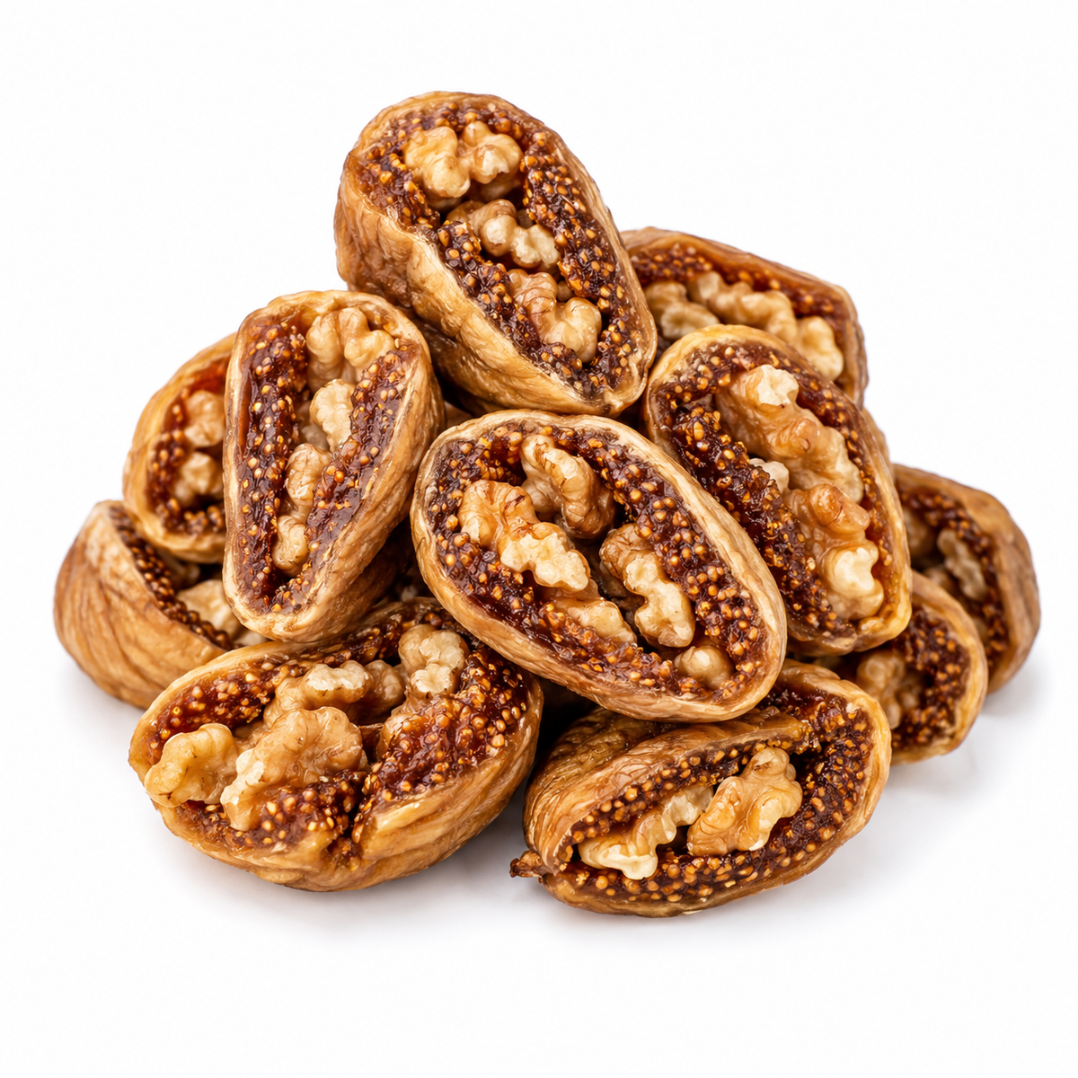 Germencik Organic Dried Figs with Walnuts - Turkey - 500 g