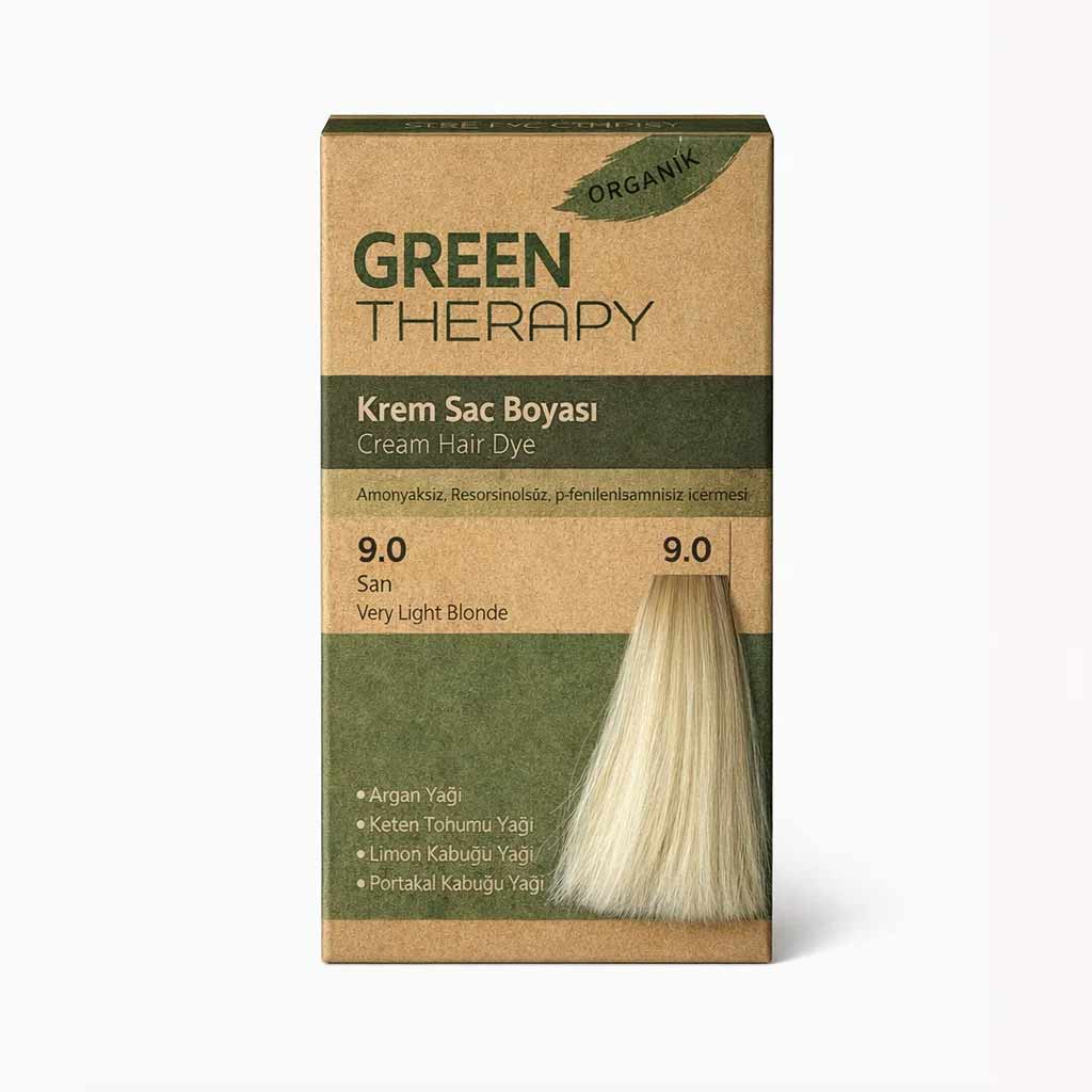 Green Therapy Hair Dye, 9.0 Yellow