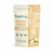 Haphug Freeze-Dried Banana Chips - 100% Banana, No Added Sugar - 30g