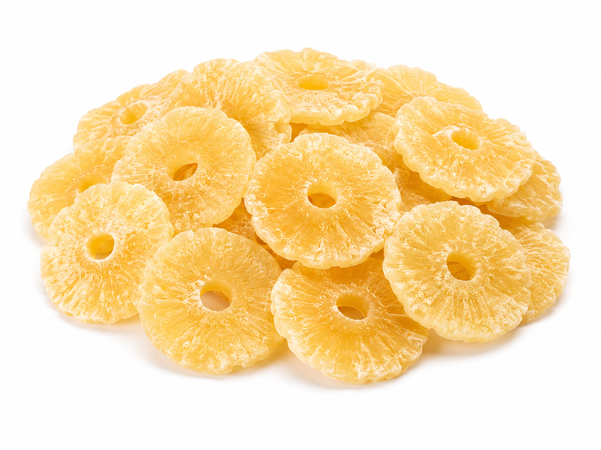 Dried Pineapple Slices, 100% Pineapple, 500 g