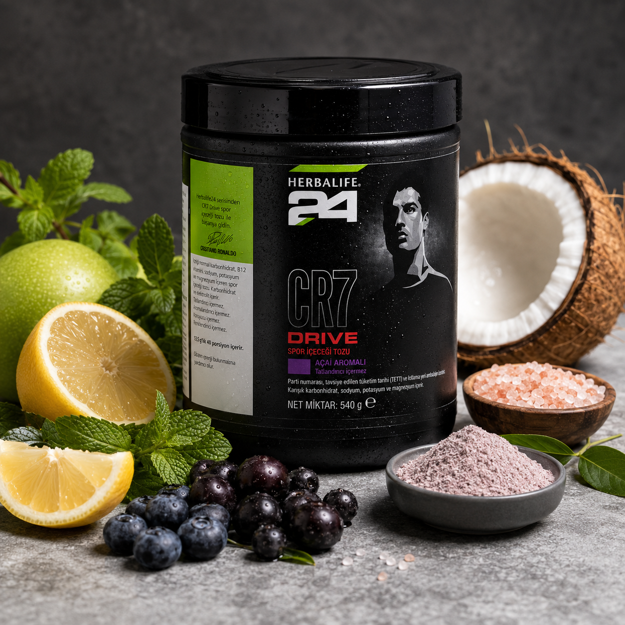 Herbalife24 CR7 Drive Sports Drink Mix with Electrolytes - 540 g