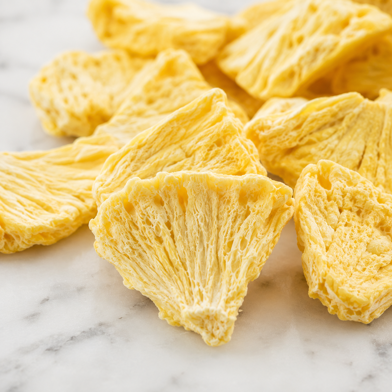 Haphug Freeze-Dried Pineapple Chips - No Added Sugar, No Preservatives - 25g