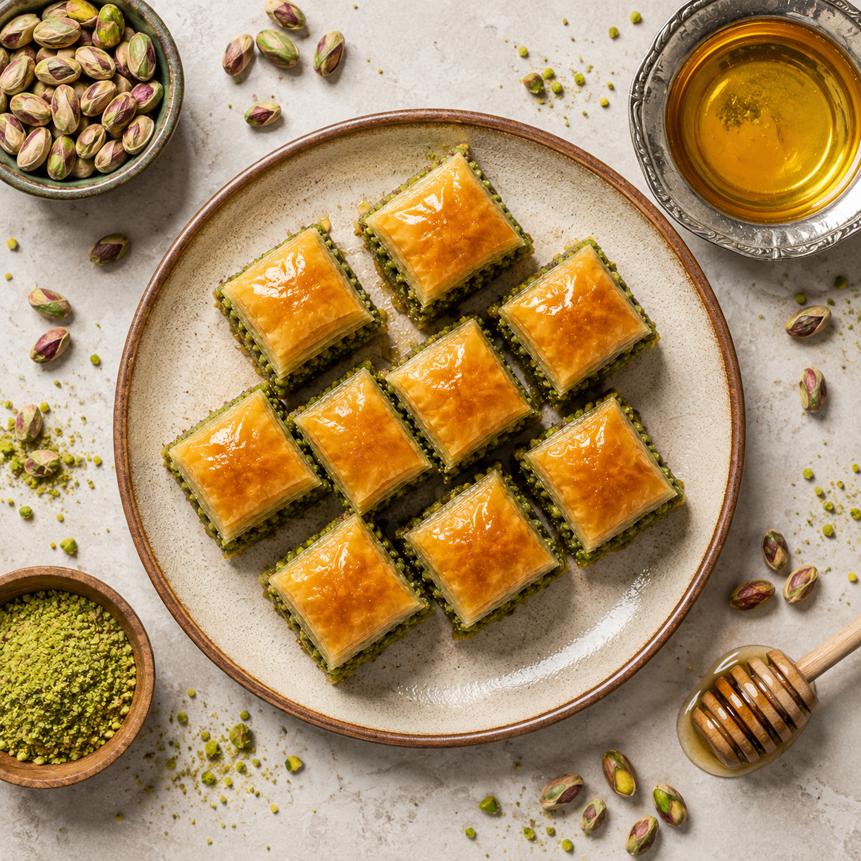 Karaköy Güllüoğlu Gluten-Free Walnut Baklava - Turkish Dessert - 1 kg
