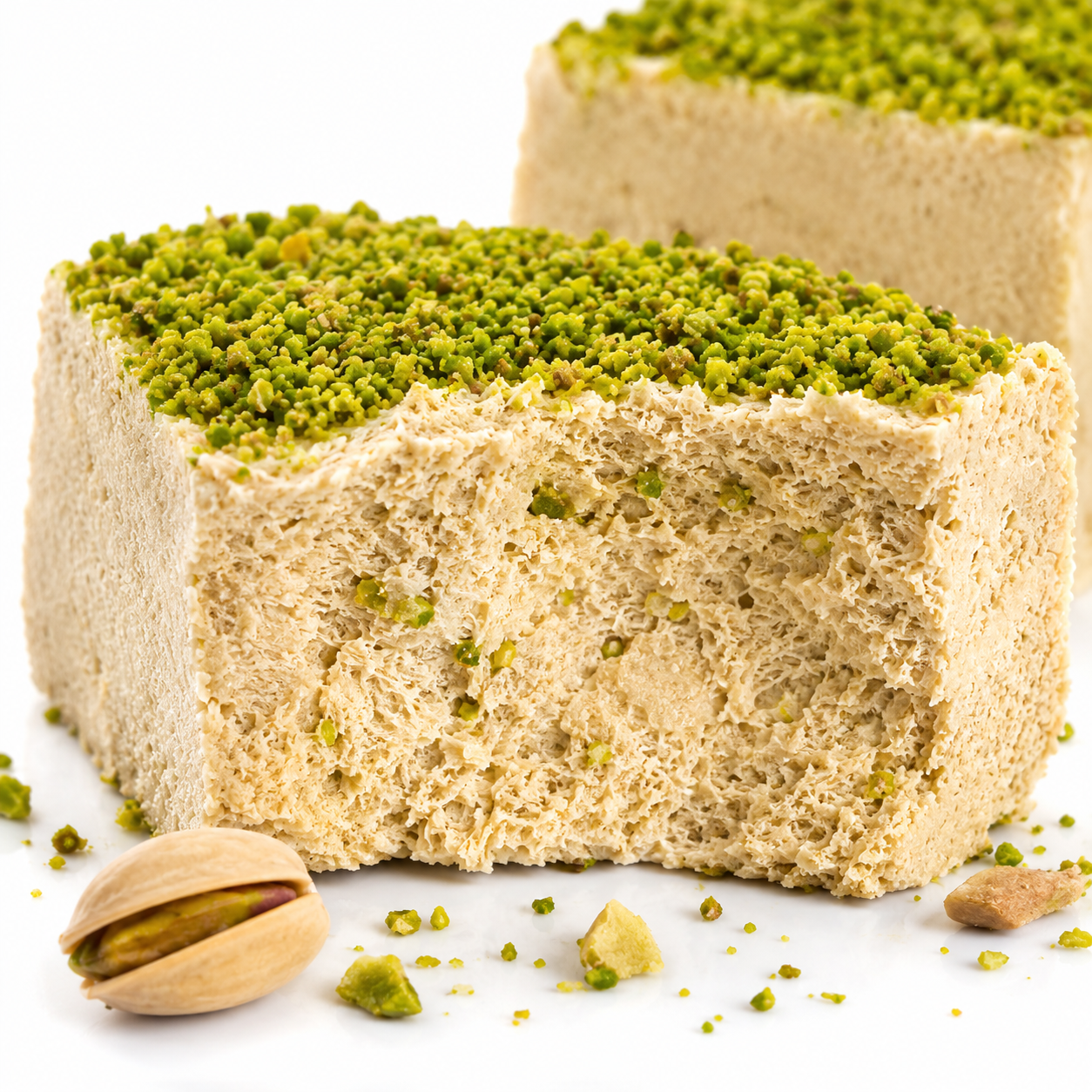 Lokum Atolyesi Palace Halva with Pistachio - 5% Pistachio - 300g
