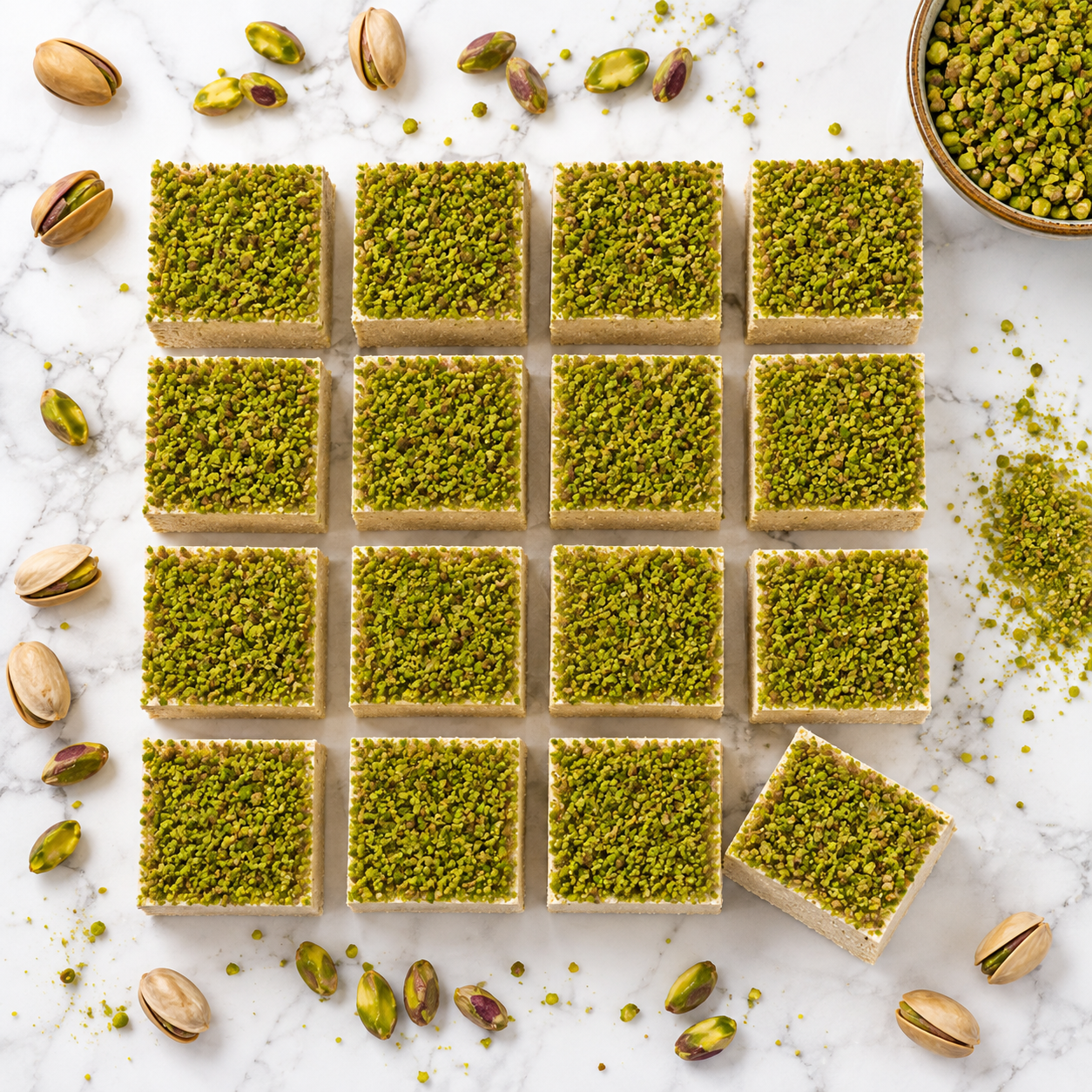 Lokum Atolyesi Palace Halva with Pistachio - 5% Pistachio - 300g
