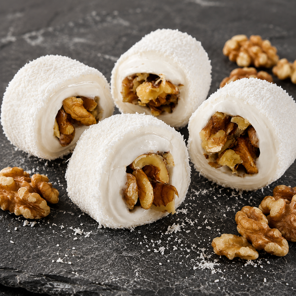 Lokum Atolyesi Sultan Walnut Turkish Delight - 15% Walnut - 500g