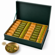 Mixed Turkish Baklava Assortment with Pistachio & Walnut - Gift Box - 1 kg
