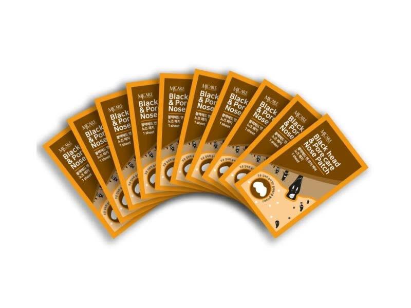 MJCARE Blackhead & Pore Cleansing Nose Strips with Rose Water & Green Tea Extract (10 Pack)