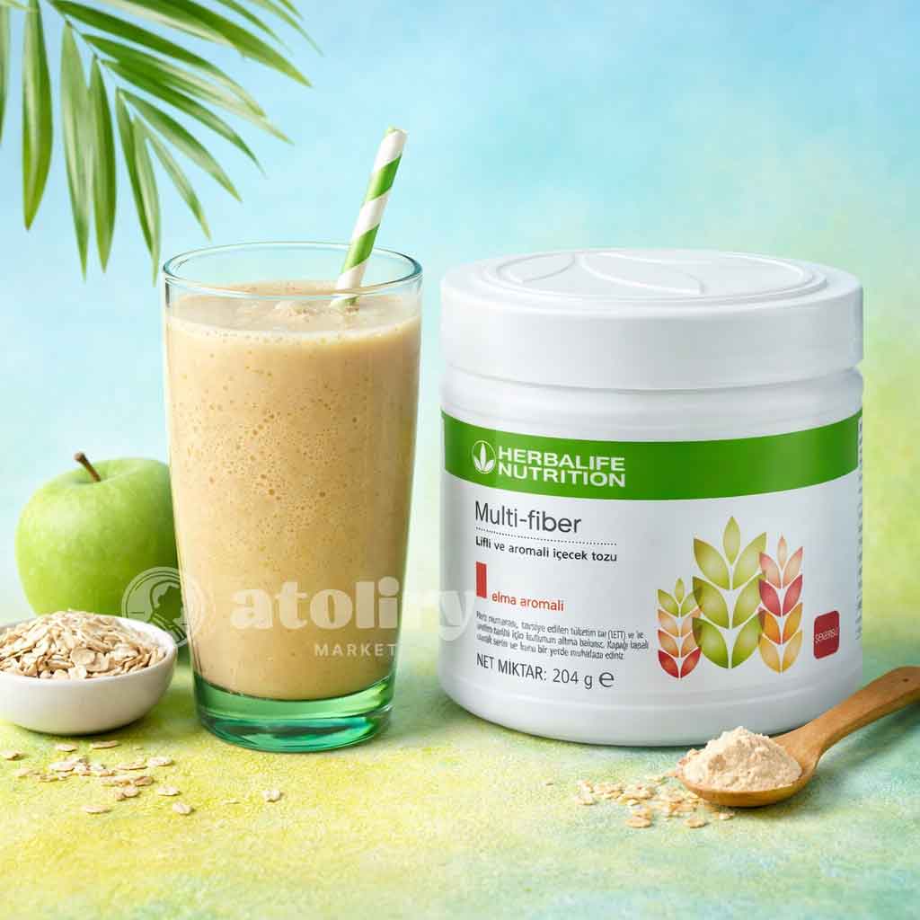 Herbalife Multi-Fiber Apple Flavored Drink Powder 204 g (30 Servings)