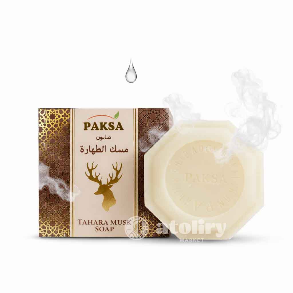 Paksa Musk Al Tahara Soap Bar – Creamy Lather Cleansing Soap with Musk Fragrance