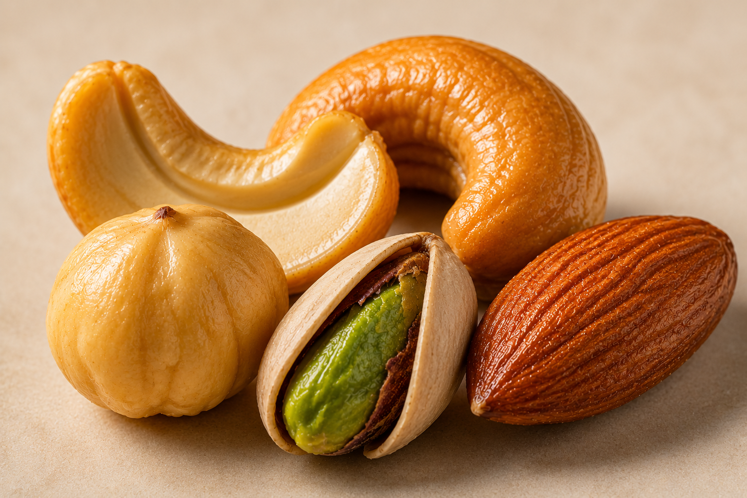 Ottoman Gold Mix Roasted Turkish Nut Blend, Hazelnut, Almond, Cashew & Pistachio, 400 g