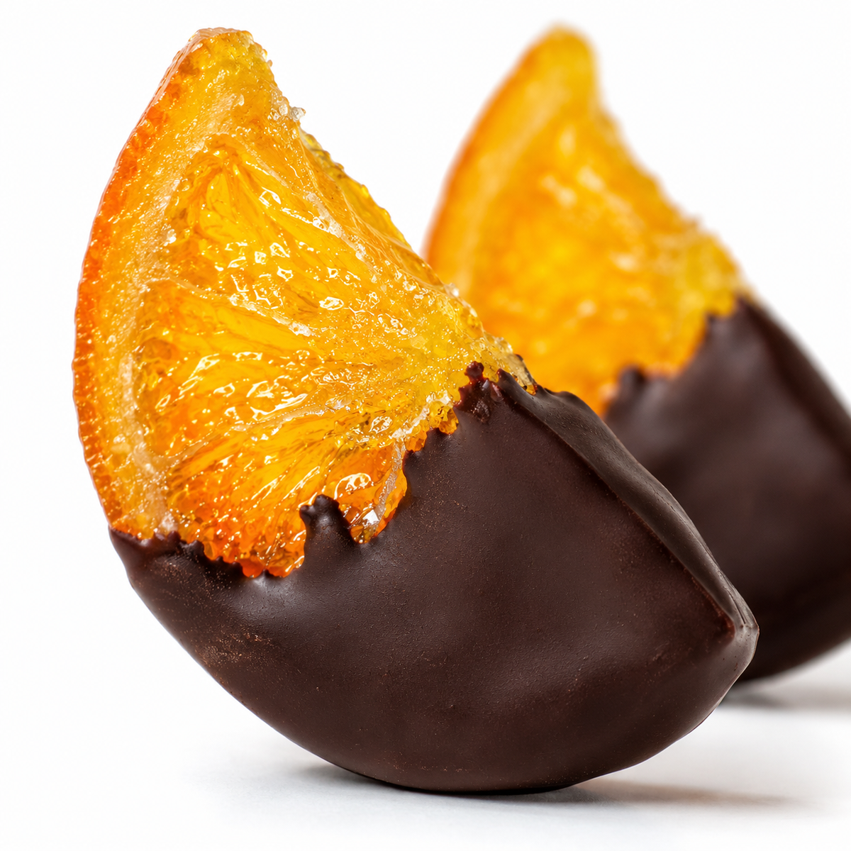 Patiswiss Dark Chocolate-Coated Orange Slices - 58% Cocoa - 80g