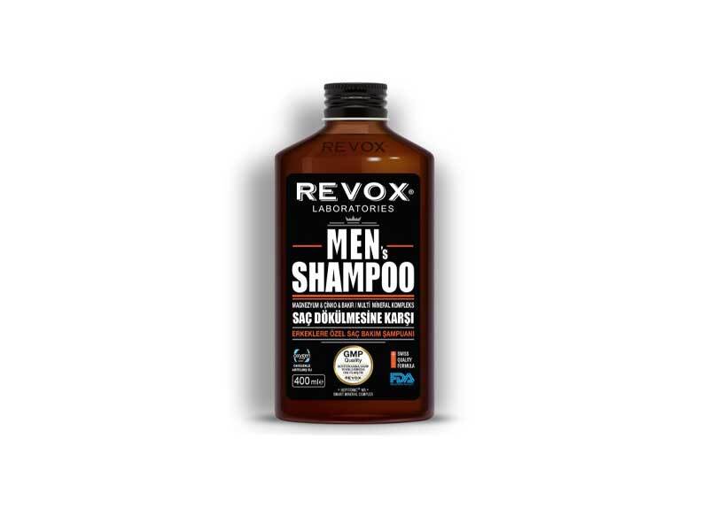 REVOX Horsetail Men's Shampoo 400 ml - Mineral & Botanical Hair Cleanser