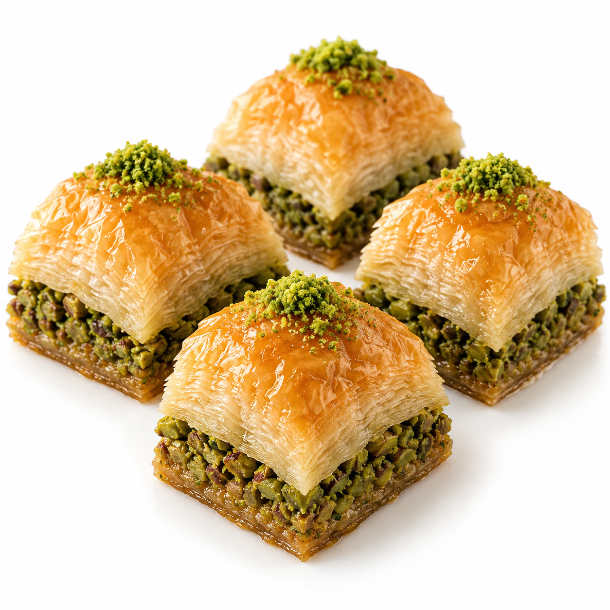 Pistachio Baklava with Butter & Phyllo Pastry - 1kg