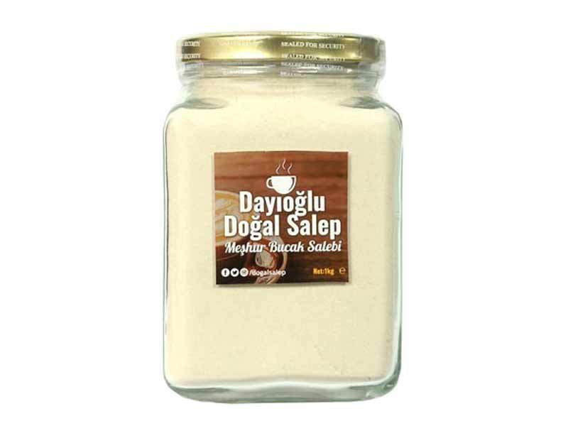 Dayioglu 100% Pure Turkish Salep Powder for Hot Drinks and Ice Cream