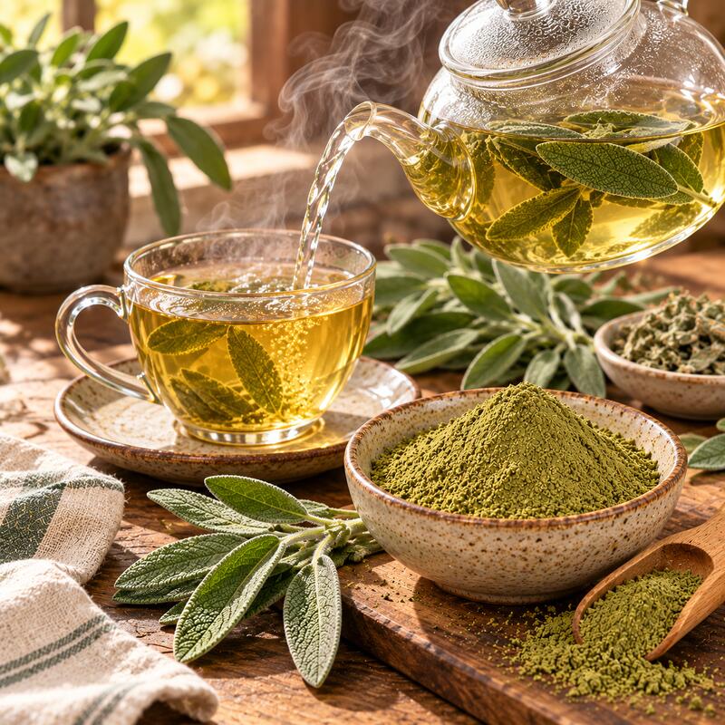 مسحوق المريمية الفاخر
