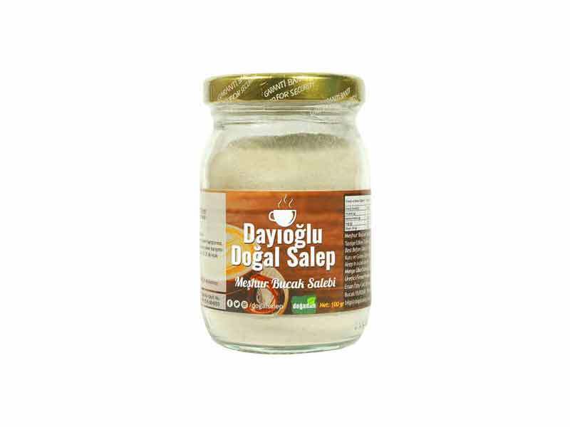 Dayioglu 100% Pure Turkish Salep Powder for Hot Drinks and Ice Cream