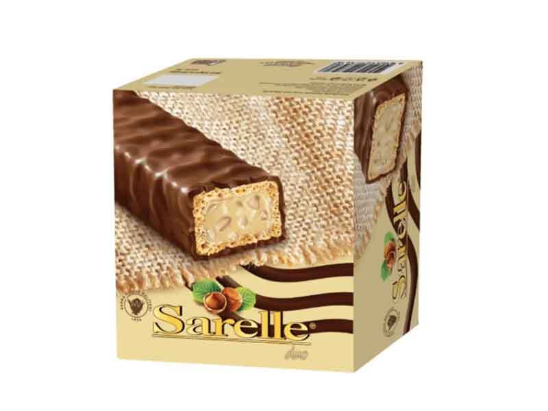 Sarelle Duo – Milk Chocolate Hazelnut Filled Wafer Bar