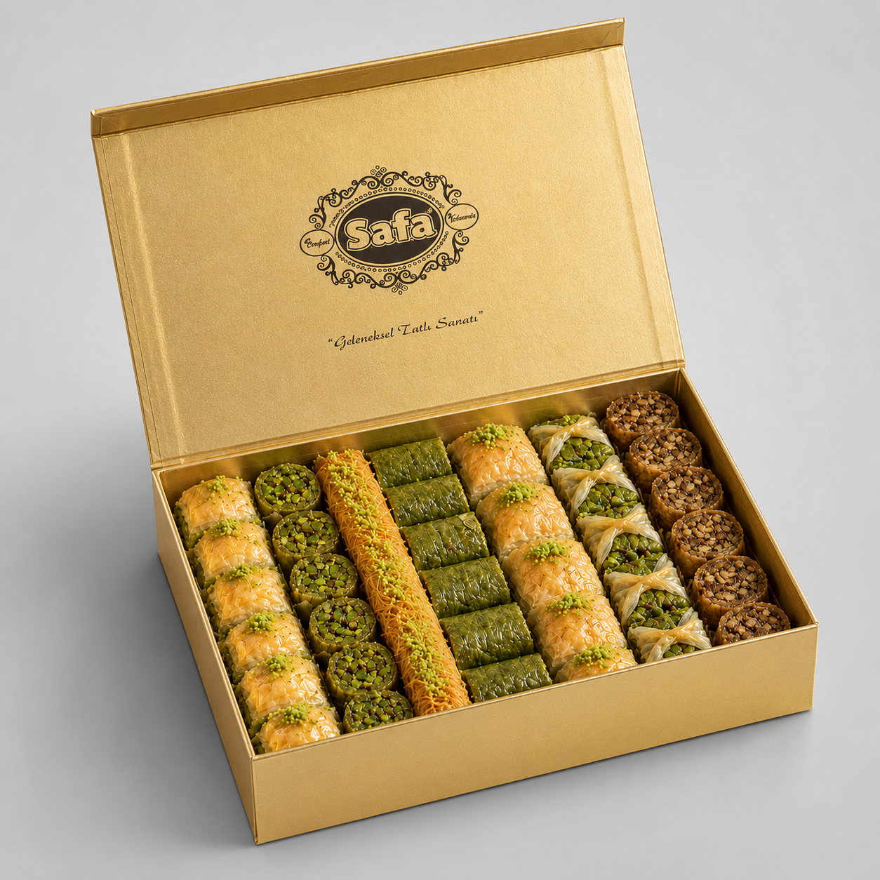Tatlici Safa Mixed Turkish Baklava Assortment Gift Box 1 kg