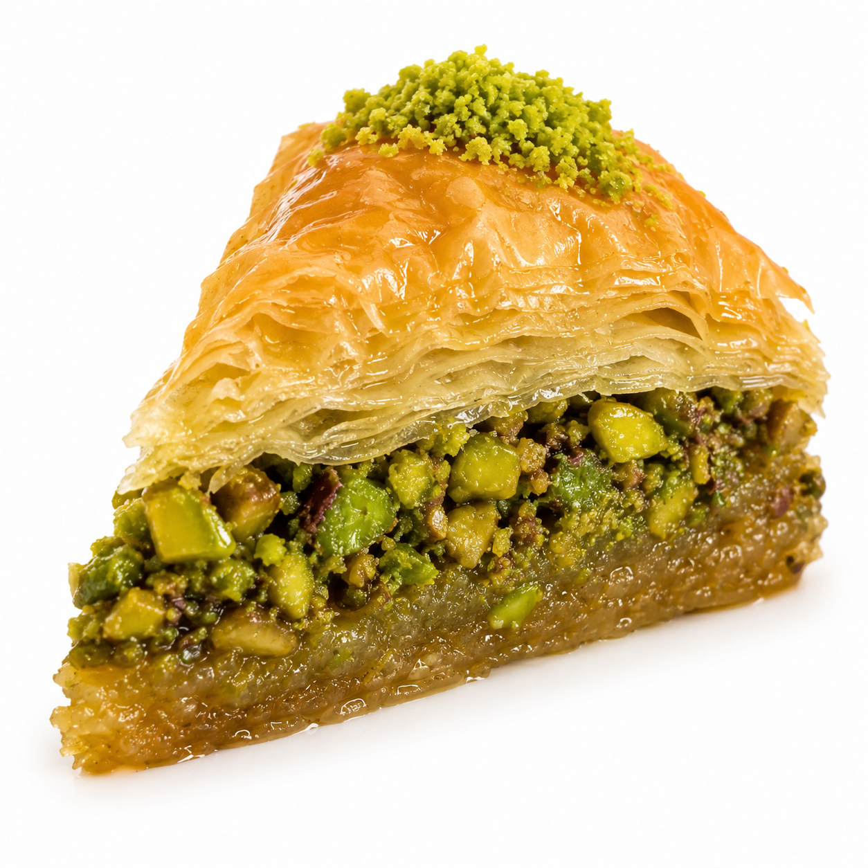 Triangular Pistachio Baklava - Traditional Turkish Dessert - 1kg