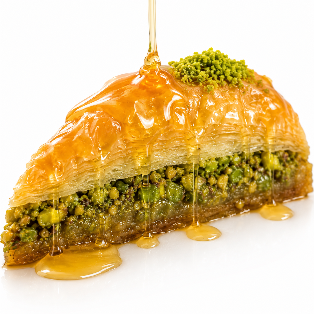 Triangular Pistachio Baklava - Traditional Turkish Dessert - 1kg
