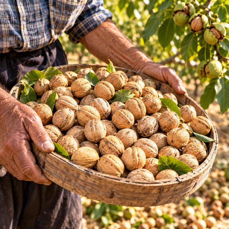 جوز تركي بقشره - حبات كاملة مجففة طبيعياً - 1 كجم