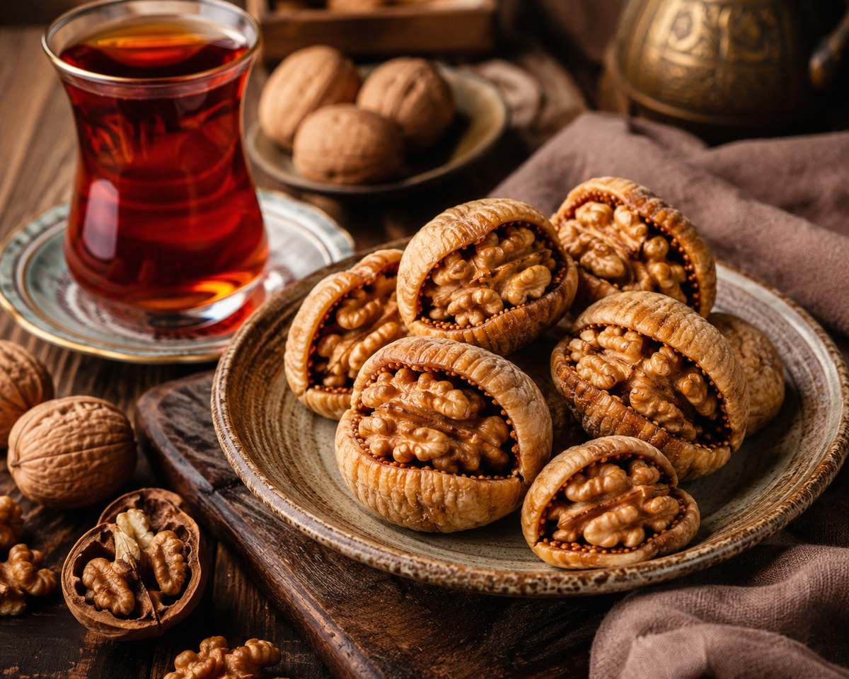 Turkish Dried Figs with Walnuts, 500 g
